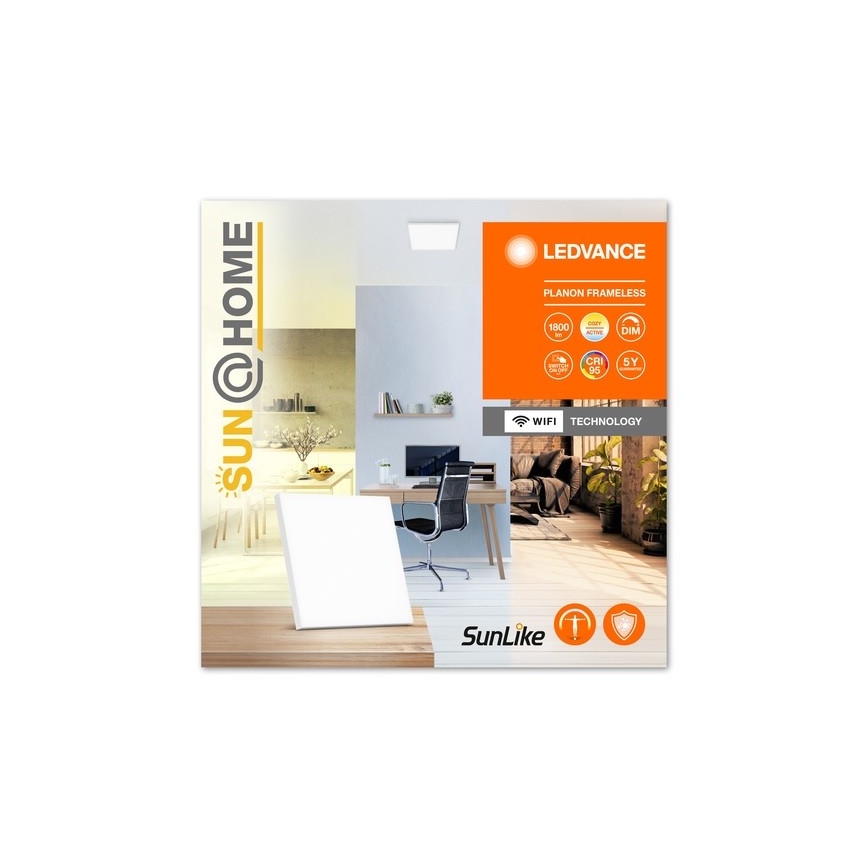 Ledvance - Iluminação de teto LED com regulação SUN@HOME LED/20W/230V 2200-5000K CRI 95 Wi-Fi