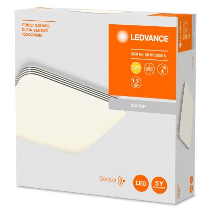 Ledvance - Iluminação de teto LED com sensor ORBIS LED/50W/230V 3000K