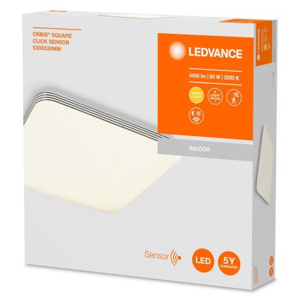 Ledvance - Iluminação de teto LED com sensor ORBIS LED/60W/230V 3000K