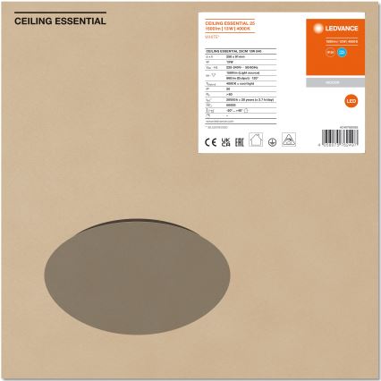 Ledvance - Iluminação de teto LED ESSENTIAL LED/13W/230V 4000K