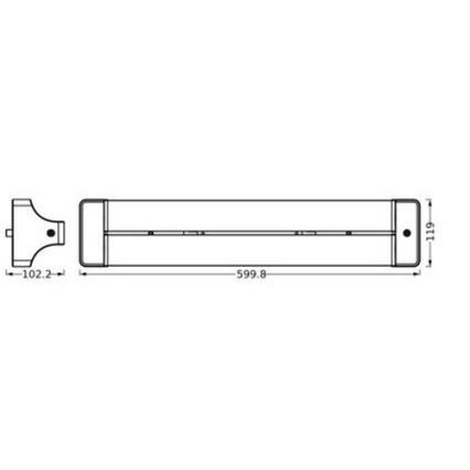 Ledvance - Iluminação de teto LED OFFICE LINE LED/24W/230V 60 cm