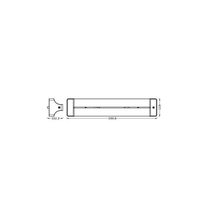 Ledvance - Iluminação de teto LED OFFICE LINE LED/24W/230V 60 cm
