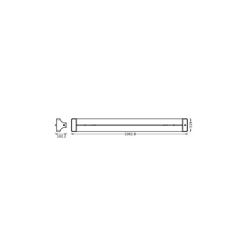 Ledvance - Iluminação de teto LED OFFICE LINE LED/42W/230V 106 cm
