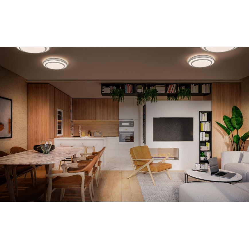 Ledvance - Iluminação de teto LED ORBIS BERLIN LED/16W/230V prateado
