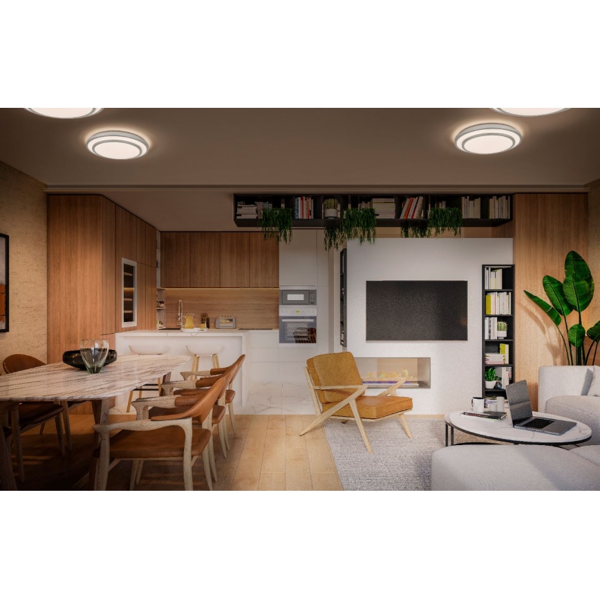 Ledvance - Iluminação de teto LED ORBIS BERLIN LED/24W/230V prateado