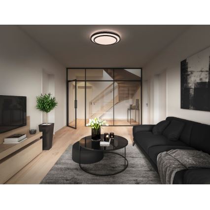 Ledvance - Iluminação de teto LED ORBIS BERLIN LED/24W/230V preto