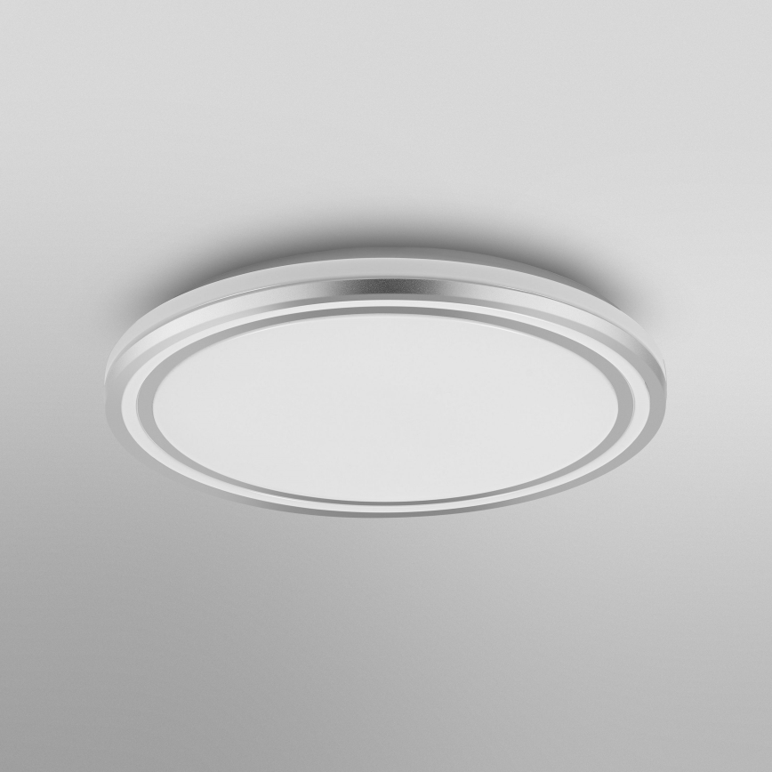 Ledvance - Iluminação de teto LED ORBIS HELMAN LED/24W/230V diâmetro 39 cm prateado
