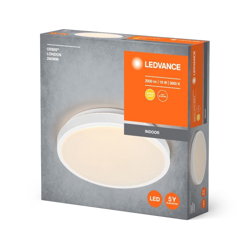 Ledvance - Iluminação de teto LED ORBIS LONDON LED/16W/230V branco