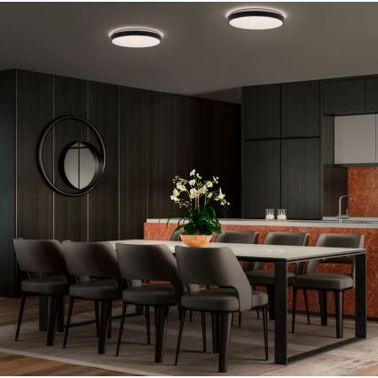 Ledvance - Iluminação de teto LED ORBIS LONDON LED/36W/230V preto