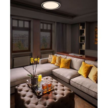 Ledvance - Iluminação de teto LED ORBIS PEDERSON LED/36W/230V diâmetro 55 cm preto