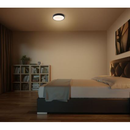 Ledvance - Iluminação de teto LED ORBIS SLIM LED/20W/230V preto