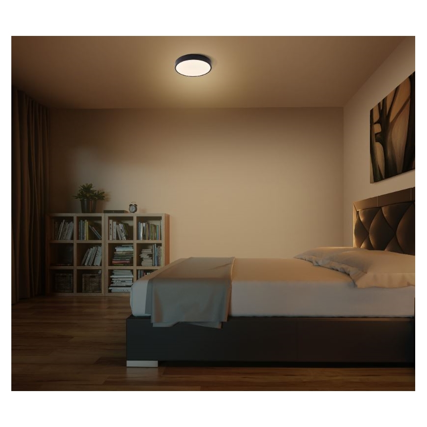 Ledvance - Iluminação de teto LED ORBIS SLIM LED/20W/230V preto