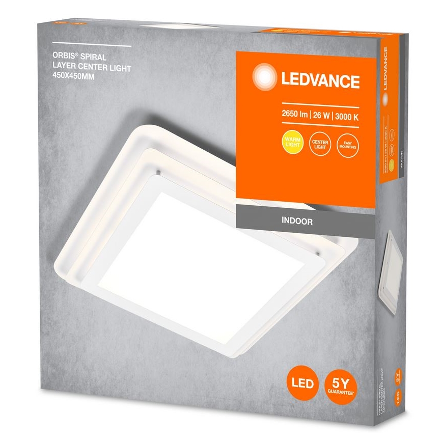 Ledvance - Iluminação de teto LED ORBIS SPIRAL LED/26W/230V