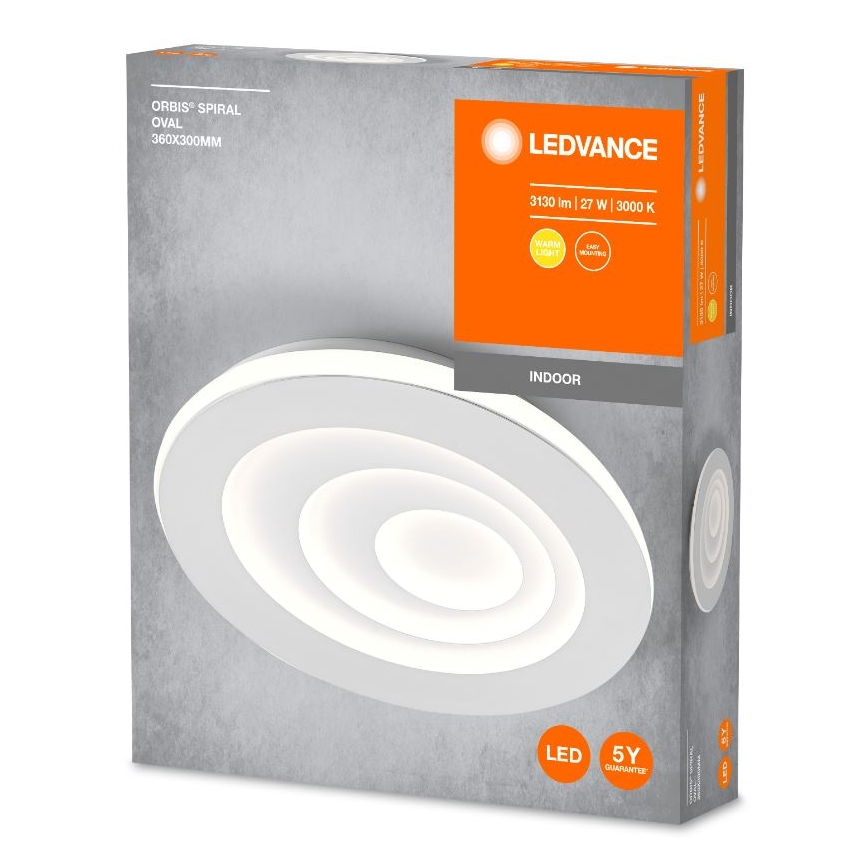 Ledvance - Iluminação de teto LED ORBIS SPIRAL LED/27W/230V