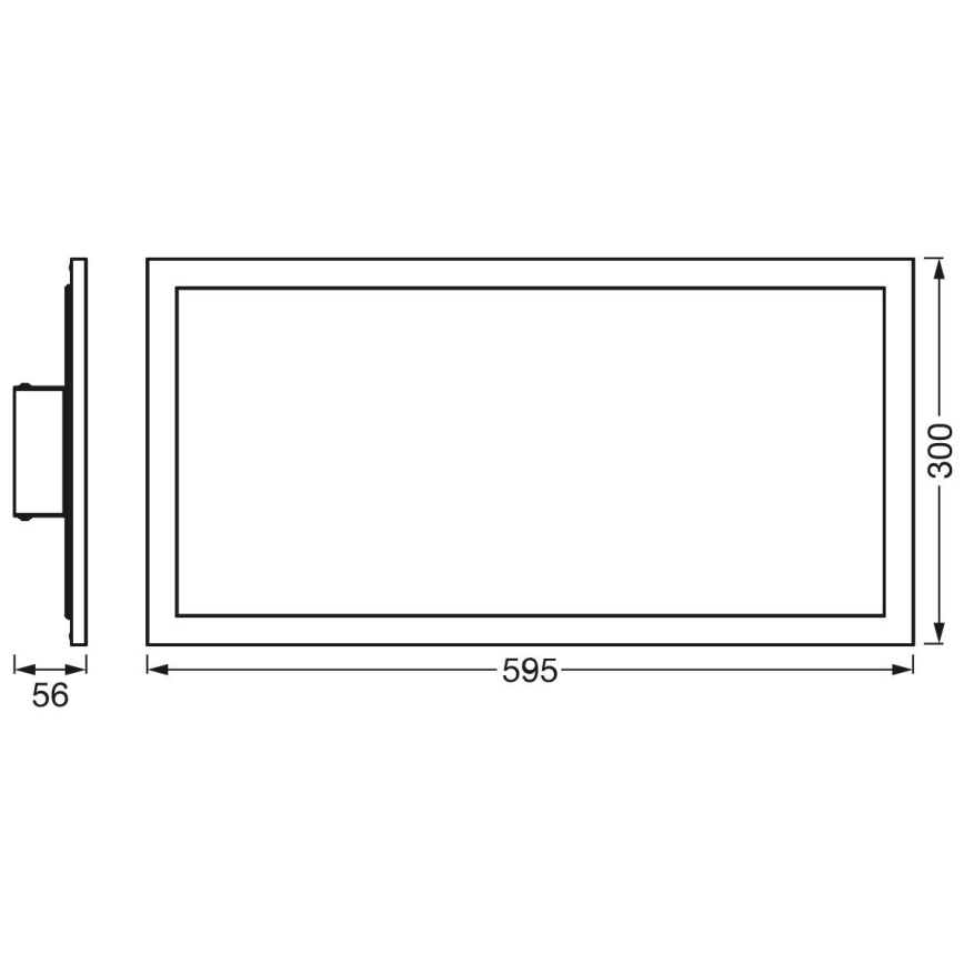 Ledvance - Iluminação de teto LED PLANON LED/22W/230W