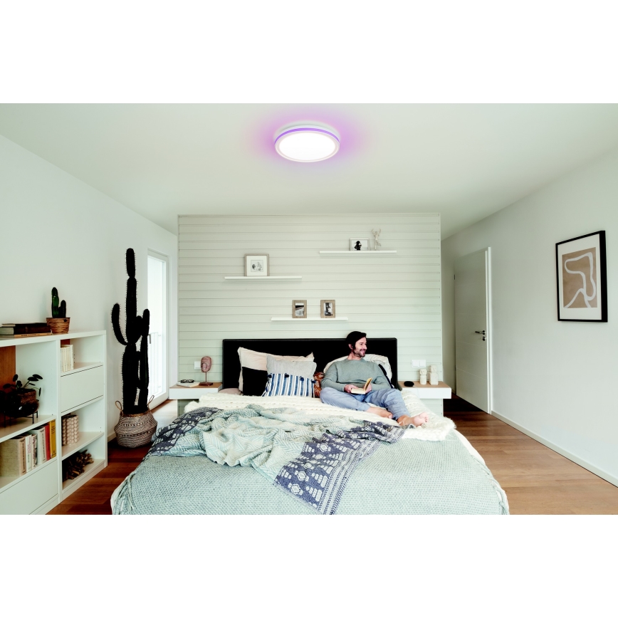 Ledvance - Iluminação de teto LED RGBW com regulação SMART+ CIRCLE LED/28W/230V 3000-6500K Wi-Fi