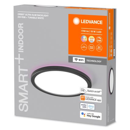 Ledvance - Iluminação de teto LED RGBW com regulação SMART+ ORBIS LED/19W/230V 2700-6500K Wi-Fi