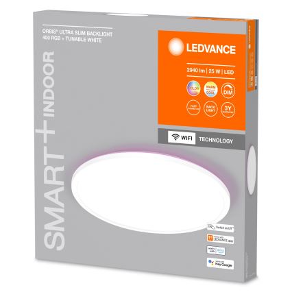 Ledvance - Iluminação de teto LED RGBW com regulação SMART+ ORBIS LED/25W/230V 2700-6500K Wi-Fi