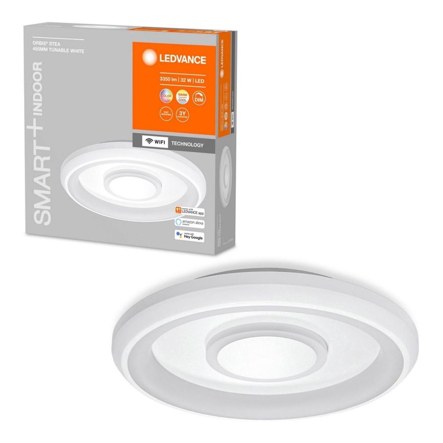 Ledvance - Iluminação de teto LED RGBW com regulação SMART+ ORBIS LED/32W/230V 2700-6500K Wi-Fi