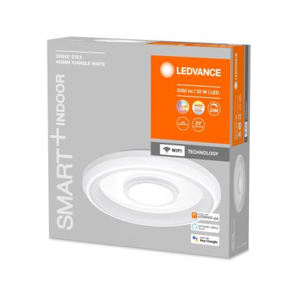 Ledvance - Iluminação de teto LED RGBW com regulação SMART+ ORBIS LED/32W/230V 2700-6500K Wi-Fi