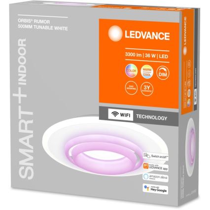Ledvance - Iluminação de teto LED RGBW com regulação SMART+ ORBIS LED/32W/230V Wi-Fi