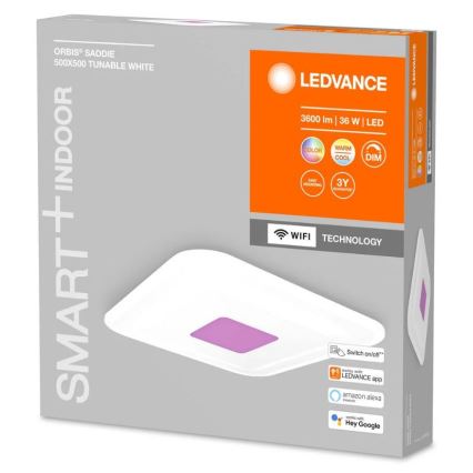Ledvance - Iluminação de teto LED RGBW com regulação SMART+ ORBIS LED/32W/230V Wi-Fi