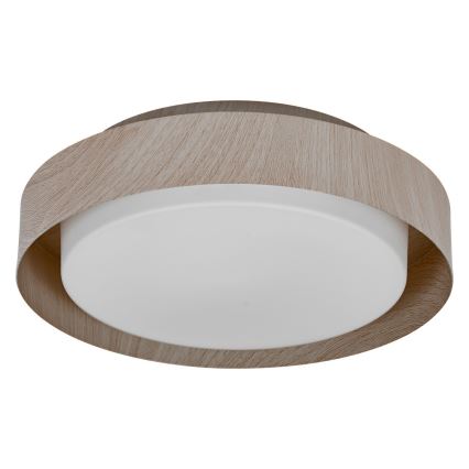 Ledvance - Iluminação de teto ORBIS MADRID 2xE27/10W/230V madeira