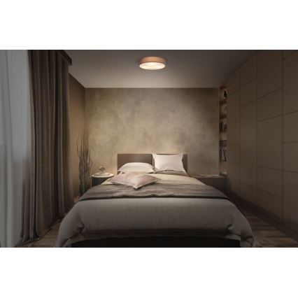 Ledvance - Iluminação de teto ORBIS PARIS 2xE27/25W/230V castanho