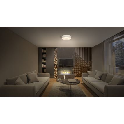 Ledvance - Iluminação de teto ORBIS PARIS 2xE27/25W/230V creme