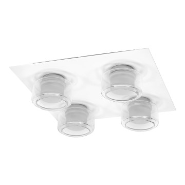 Ledvance - Iluminação de teto para casa de banho LED ORBIS FLAME 4xLED/5,5W/230V 3000/4000K IP44 branco