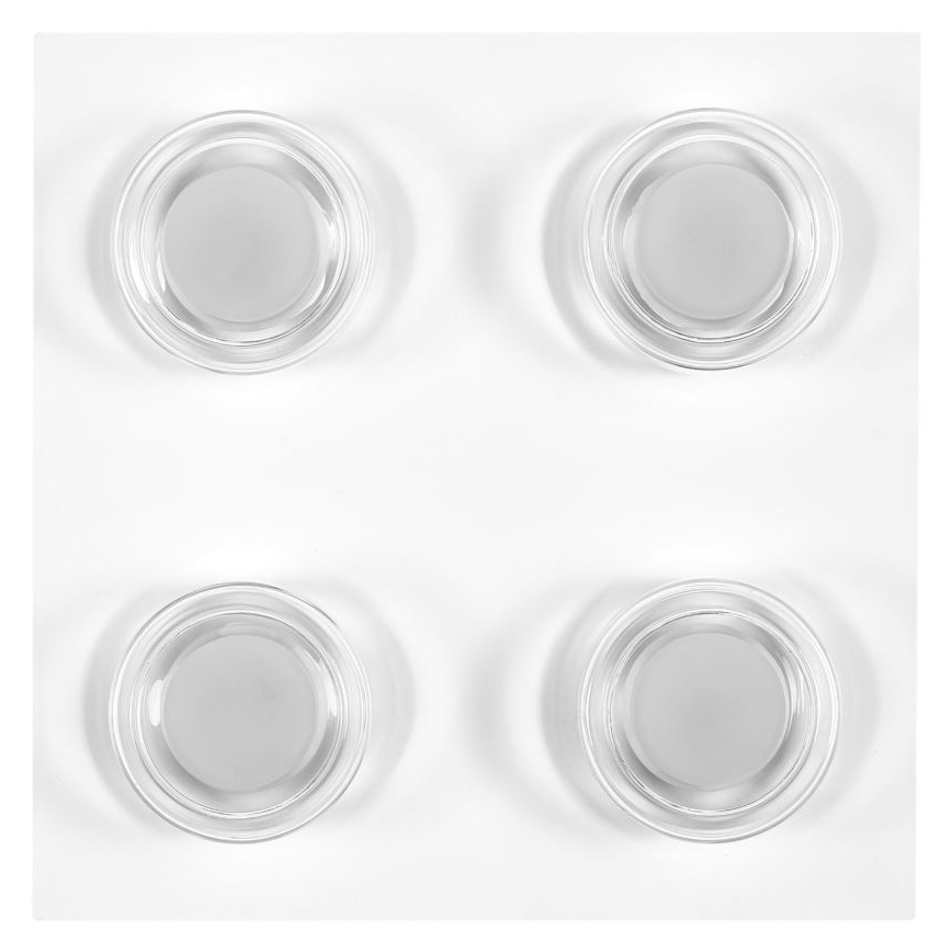 Ledvance - Iluminação de teto para casa de banho LED ORBIS FLAME 4xLED/5,5W/230V 3000/4000K IP44 branco
