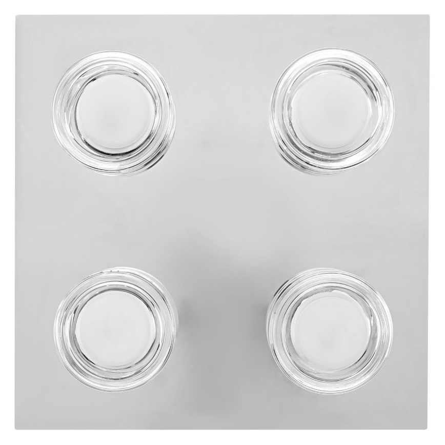 Ledvance - Iluminação de teto para casa de banho LED ORBIS FLAME 4xLED/5,5W/230V 3000/4000K IP44 cromado