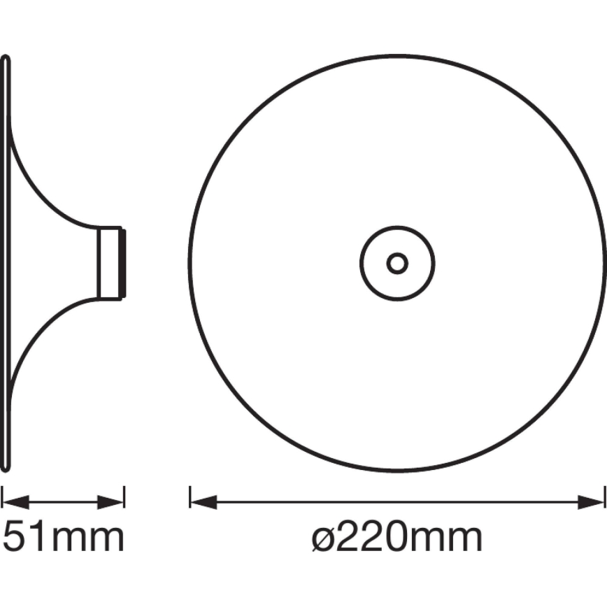 Ledvance - Iluminação de teto SMART+ TIBEA 1xE27/60W/230V