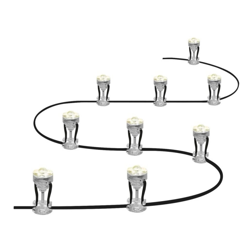 Ledvance - Iluminação decorativa exterior LED DOT 9xLED/0,7W/230V IP66
