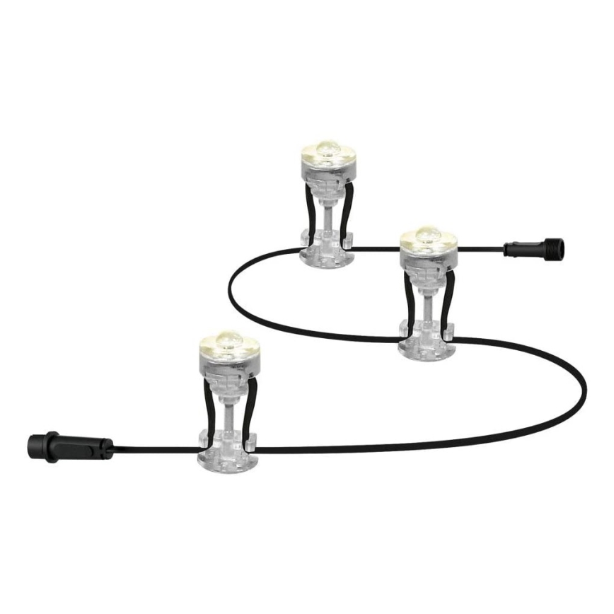 Ledvance - Iluminação decorativa exterior LED RGBW DOT 3xLED/0,7W/230V IP66