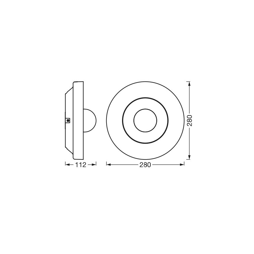 Ledvance - Iluminação exterior LED com regulação com sensor e câmara SMART+ LED/22W/230V IP44 Wi-Fi