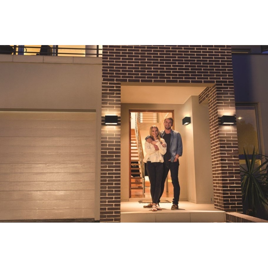 Ledvance - Iluminação de parede exterior LED RGBW com regulação BRICK LED/14W/230V Wi-Fi IP44