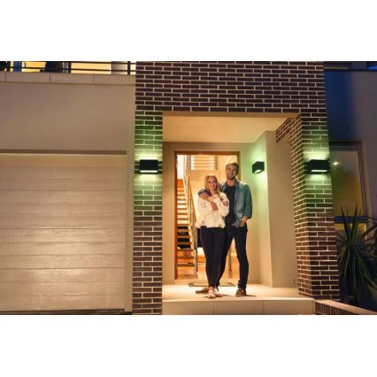 Ledvance - Iluminação de parede exterior LED RGBW com regulação BRICK LED/14W/230V Wi-Fi IP44
