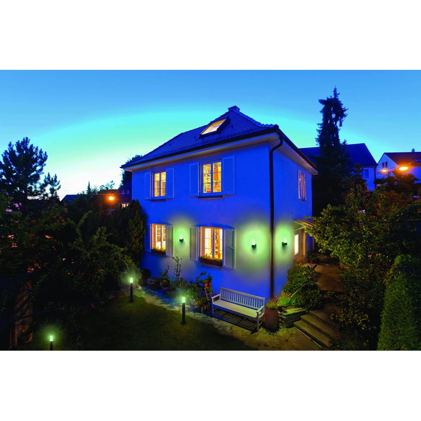 Ledvance - Iluminação de parede exterior LED RGBW com regulação SMART+ PIPE LED/10W/230V Wi-Fi IP44
