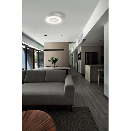 Ledvance - Iluminação LED com regulação e ventoinha SMART+ LED/35W/230V Wi-Fi 3000-6500K + controlo remoto