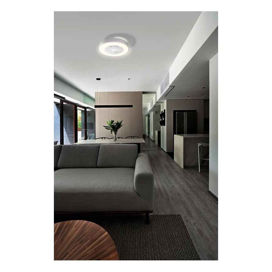 Ledvance - Iluminação LED com regulação e ventoinha SMART+ LED/35W/230V Wi-Fi 3000-6500K + controlo remoto