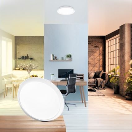 Ledvance -Iluminação de teto LED com regulação SUN@HOME LED/26W/230V 2200-5000K CRI 95 Wi-Fi