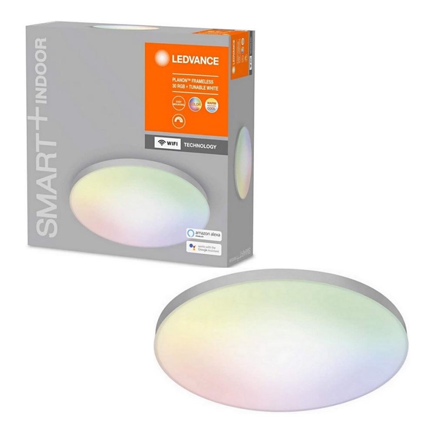 Ledvance - Iluminação LED RGB+TW com regulação SMART+ FRAMELESS LED/20W/230V 3000K-6500K