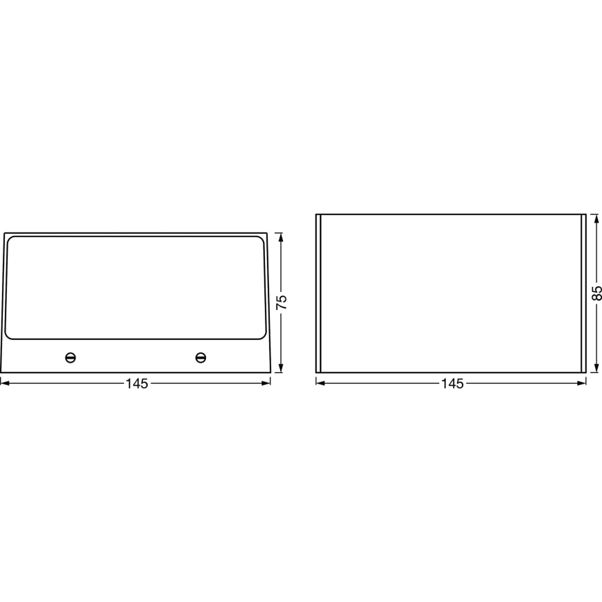 Ledvance - Iluminação de parede exterior LED RGBW com regulação SMART+ BRICK LED/14W/230V Wi-Fi IP44