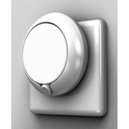 Ledvance - Iluminação noturna LED com sensor LUNETTA LED/0,3W/230V 3000K