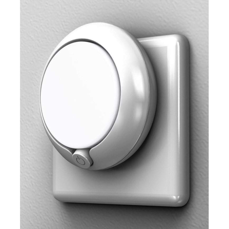 Ledvance - Iluminação noturna LED com sensor LUNETTA LED/0,3W/230V 3000K