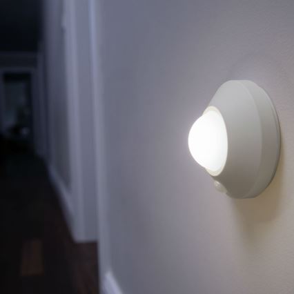 Ledvance - Iluminação noturna LED com sensor NIGHTLUX LED/1,7W/3xAA 4000K