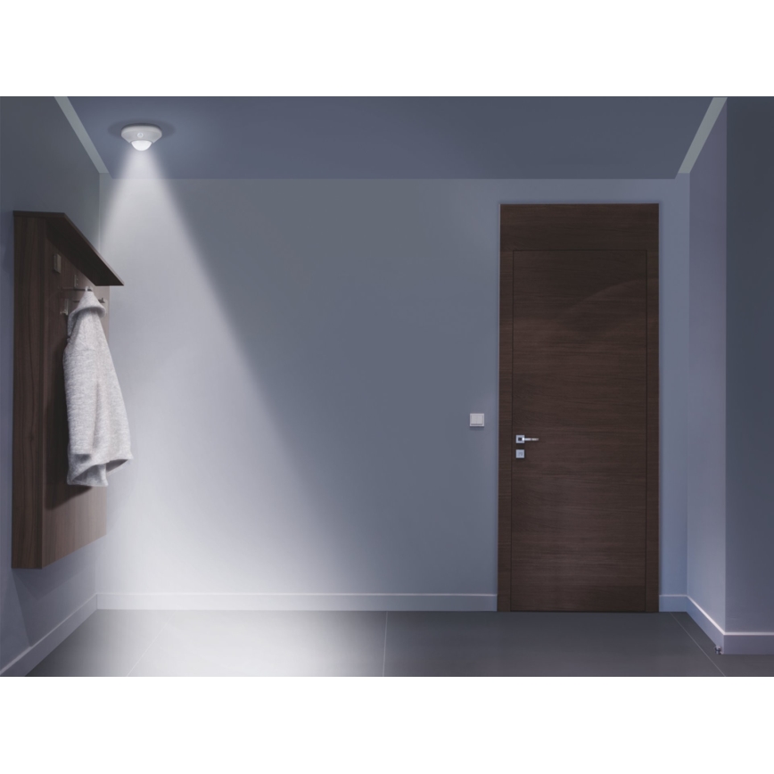 Ledvance - Iluminação noturna LED com sensor NIGHTLUX LED/1,7W/3xAA 4000K
