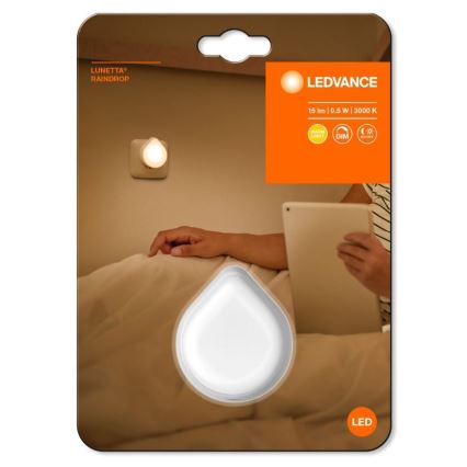 Ledvance - Iluminação por tomada de orientação LED regulável LUNETTA LED/0,5W/230V