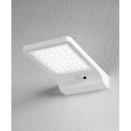 Ledvance - Candeeiro de parede LED solar com sensor de movimento e anoitecer DOORLED LED/3W/3,3V 2000 mAh IP44